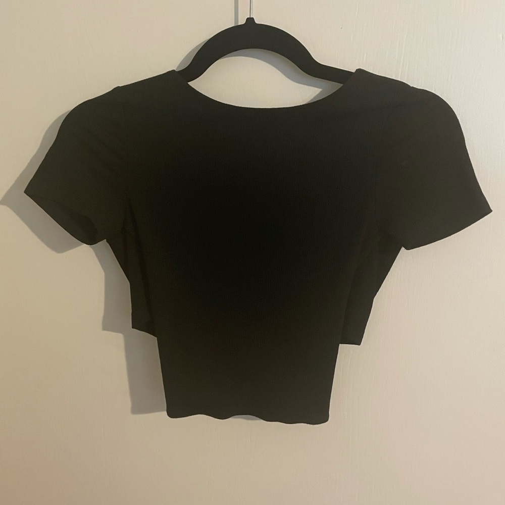 Hollister Twist Back Crop Top